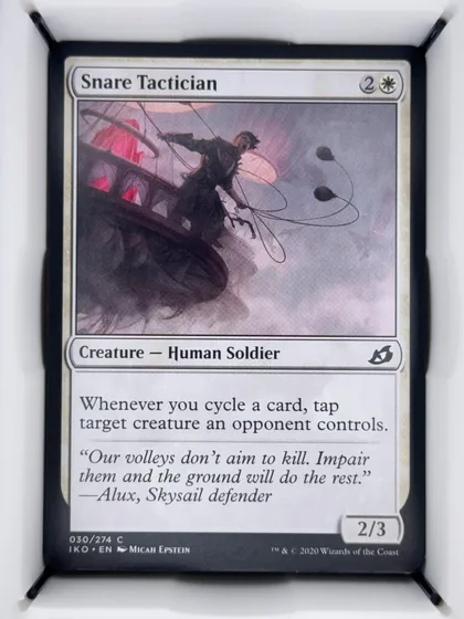 front of card