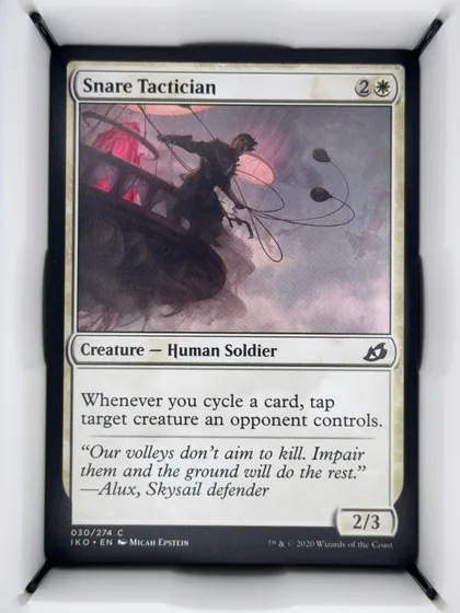 front of card