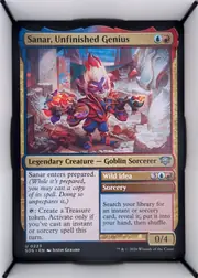 Sanar, Unfinished Genius // Wild Idea front