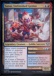 Sanar, Unfinished Genius // Wild Idea front