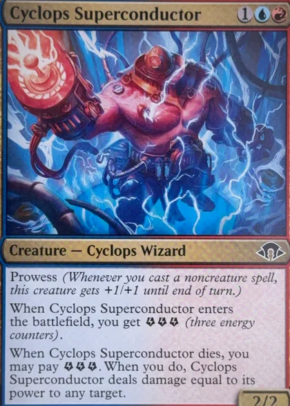 front of card