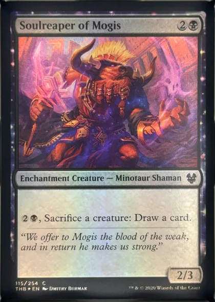 front of card