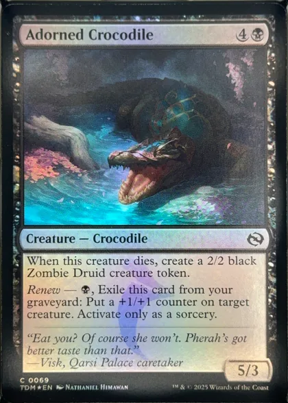 front of card