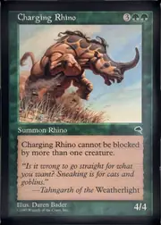 Charging Rhino front