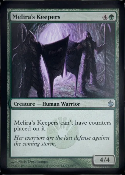 front of card