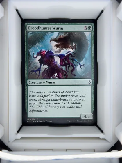 front of card