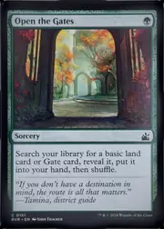 Open the Gates front