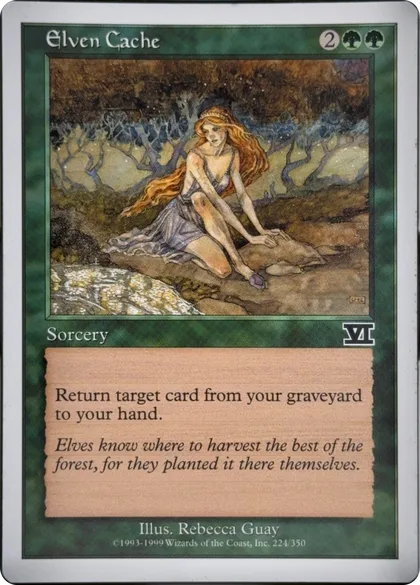 front of card