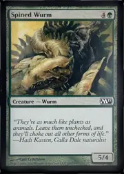 Spined Wurm front