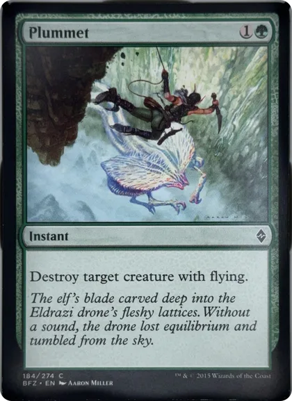 front of card