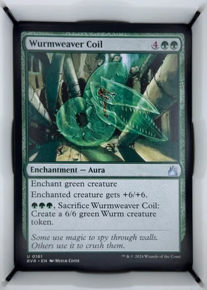 front of card