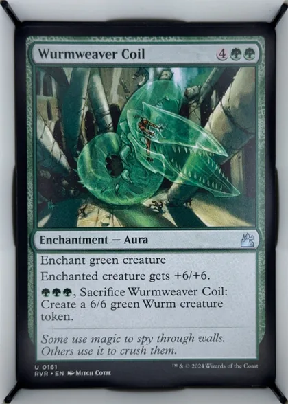 front of card