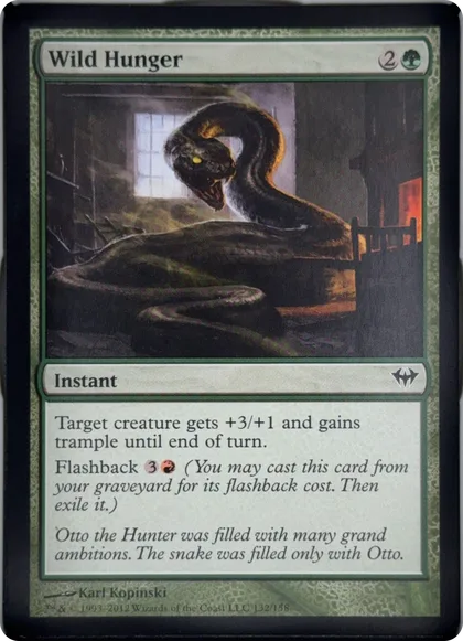 front of card