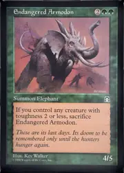 Endangered Armodon front