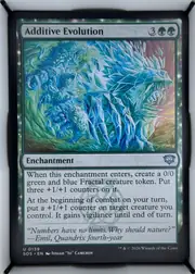 Additive Evolution front