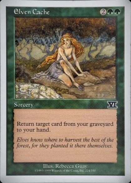 front of card