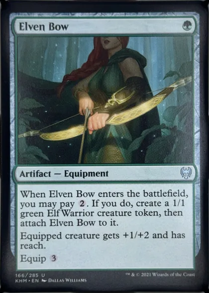 front of card