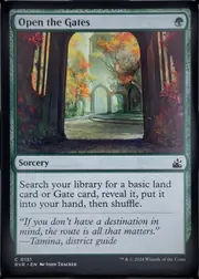 Open the Gates front