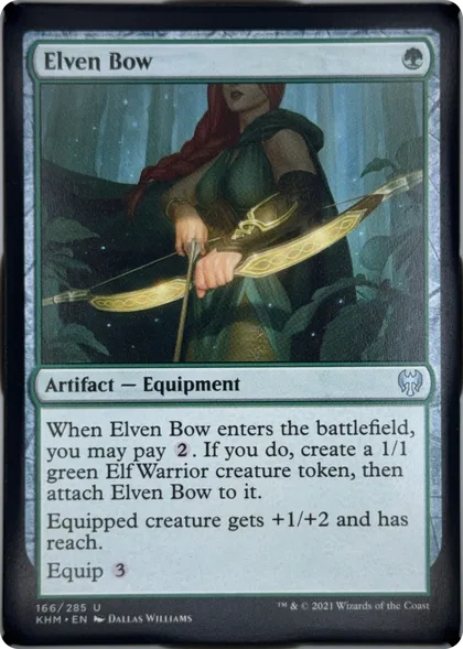 front of card