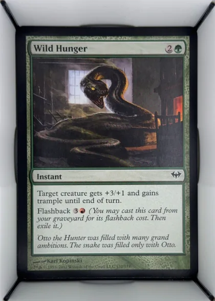 front of card