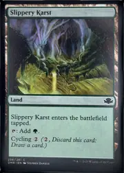 Slippery Karst front