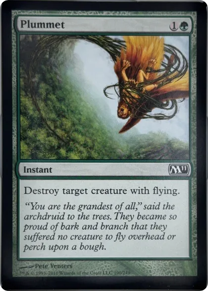front of card