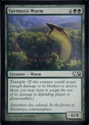 Yavimaya Wurm front