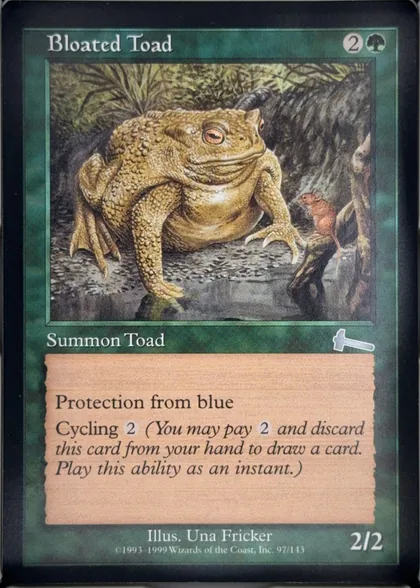 front of card