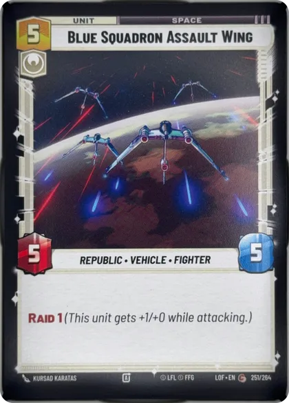 Blue Squadron Assault Wing front