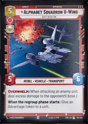 Alphabet Squadron U-Wing front