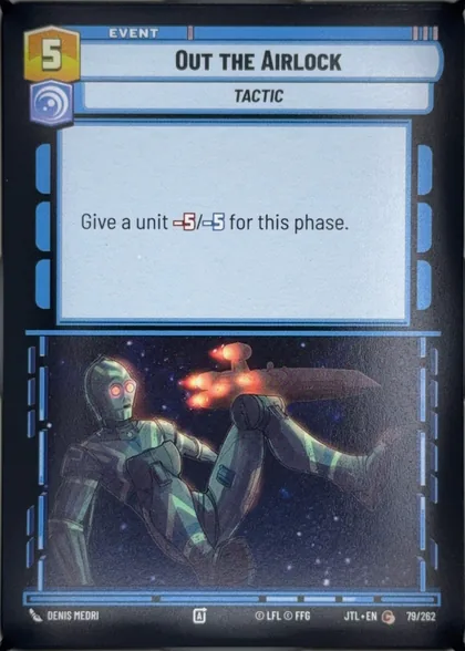 front of card