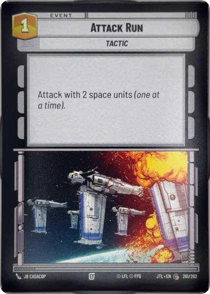 Attack Run front