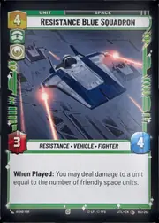 Resistance Blue Squadron front
