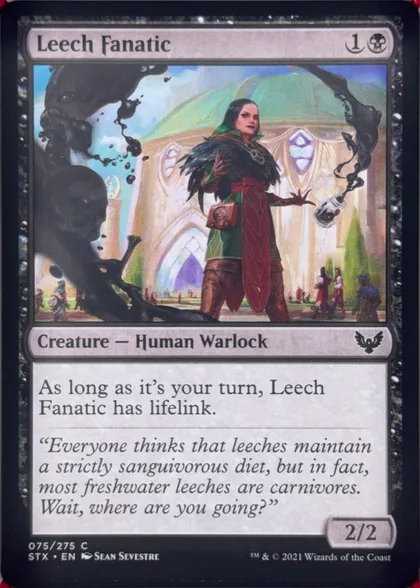 front of card