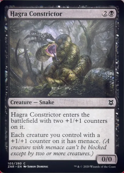 front of card