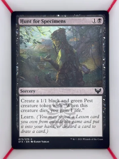 Hunt for Specimens front