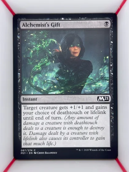 front of card