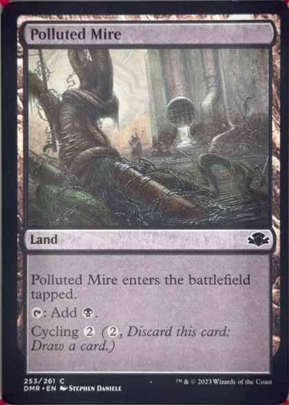 front of card