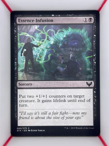 front of card