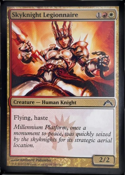 front of card