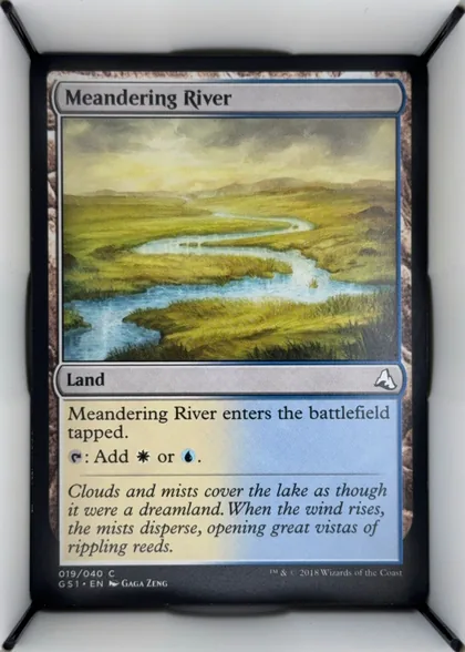 front of card