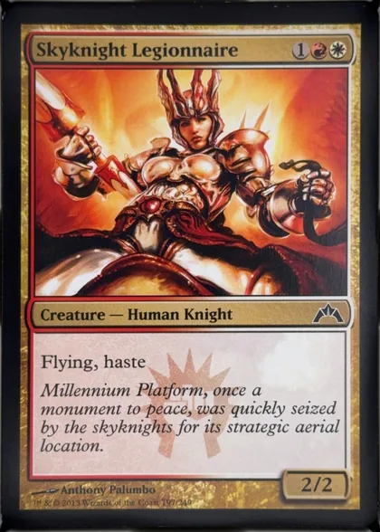 front of card