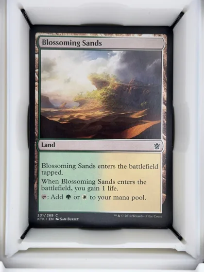 front of card