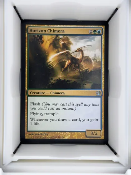 front of card