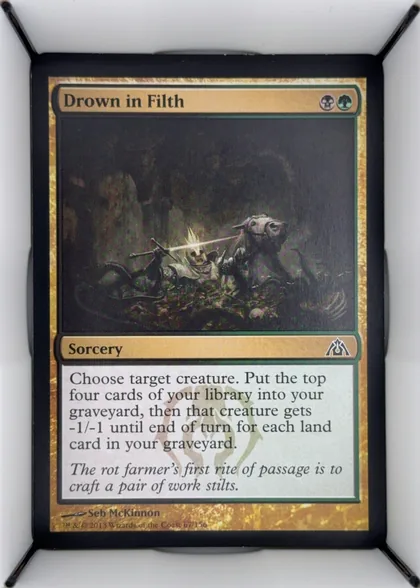 front of card