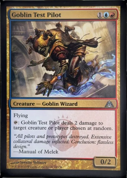 front of card
