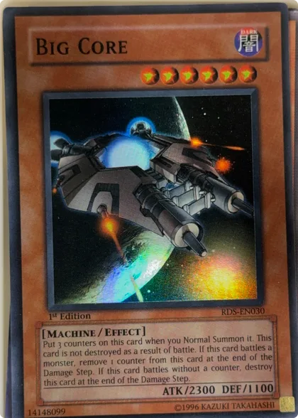 front of card