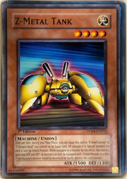front of card