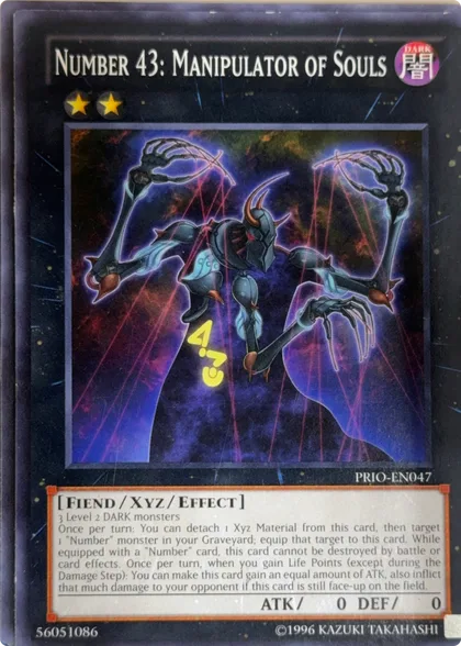 front of card