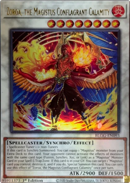 front of card